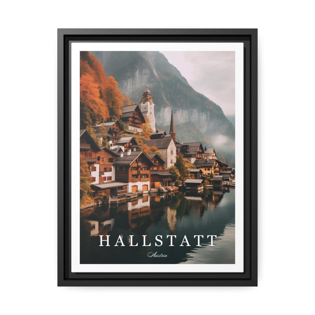 Hallstatt Austria Print Wall Art Hallstatt Wall Hanging Home Décor ...