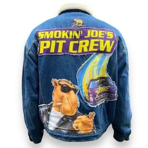 PHENOMENAL vintage Joe Camel Custom Denim directors chair Jacket