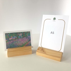 Grote kaarthouder, fotohouder, tafeldecoratie, ansichtkaartenstandaard, woondecoratie, fotobar, menukaarthouder, tafelstandaard, cadeau