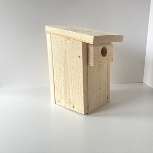 Kit de caja nido, casita para pájaros, casita para pájaros para el jardín, caja de cría, casa nido, caja nido para pájaros, ayuda para anidar, vida silvestre