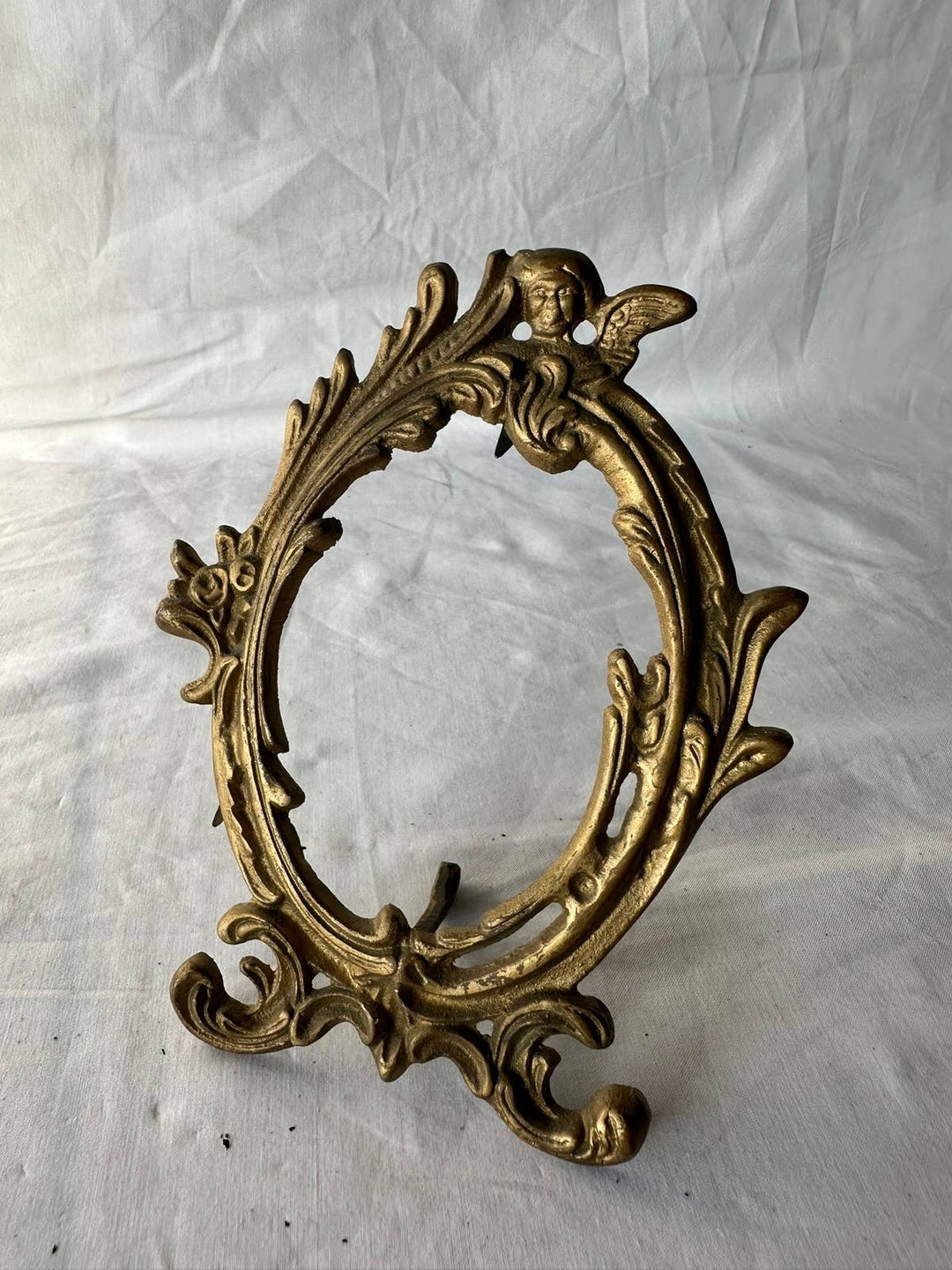 Vintage Brass Picture Frame Etsy
