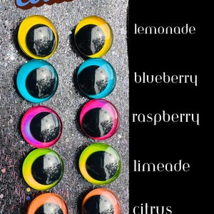 Ojos de seguridad que cambian de color - Peluches amigurumi pintados a mano (5 pares)