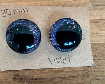 30 mm Violet Kawaii Safety Eyes