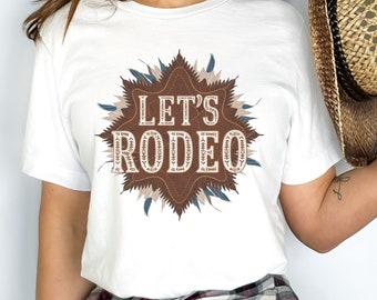 Western Rodeo Shirt for Cowgirl Tee Wild West Gift for Horse Lover Horse Ranch Apparel Country Cowgirl Gift Bull Rider Graphic Tee Boho Tee
