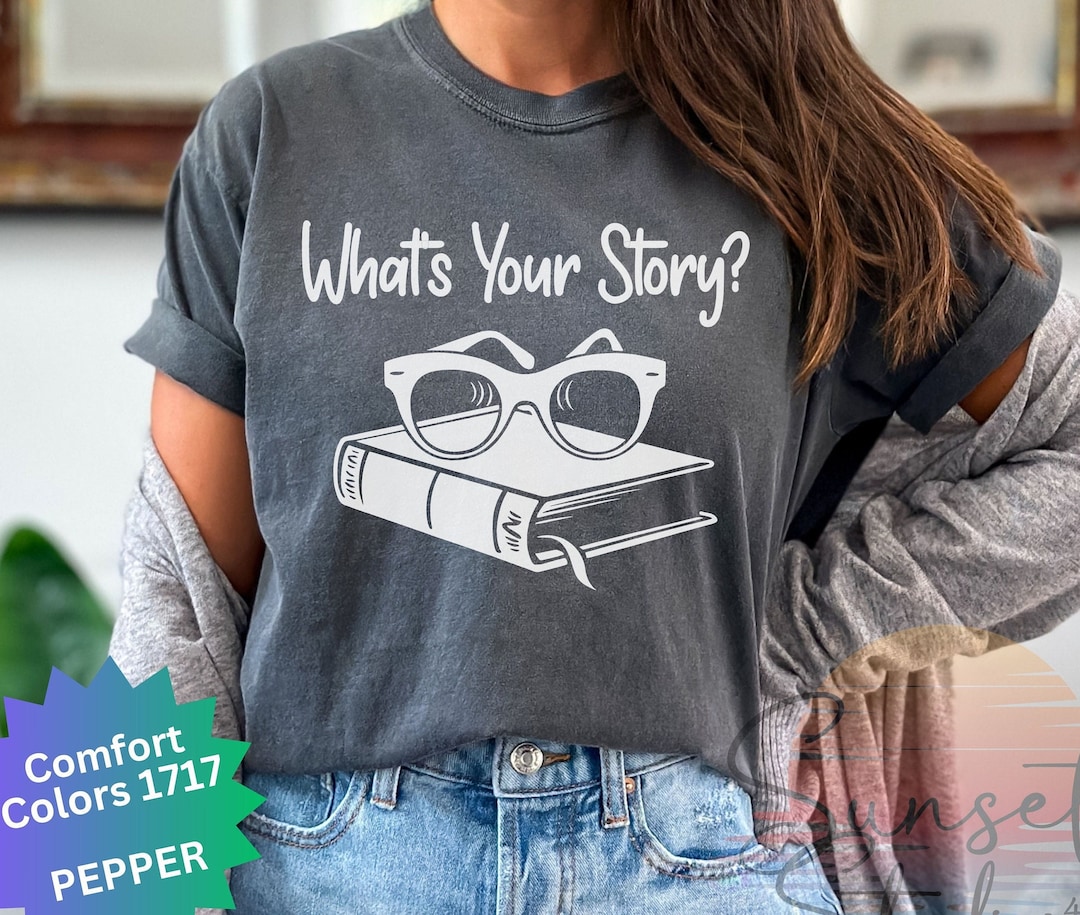 Writing Shirt for Teacher Comfort Colors® Tee Reader Tshirt for English ...