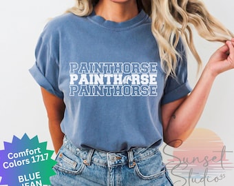 Paint Horse Shirt Pferdeliebhaber Geschenk Westernreiten T-Shirt Cowgirl Pferd Shirt Western APHA Pferd Geschenk Pferderasse T-Shirt