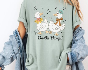 Retro Goose Graphic Tee, Vintage Style Funny Goose T-Shirt, Geese Lover Gift, Vintage Music Tee