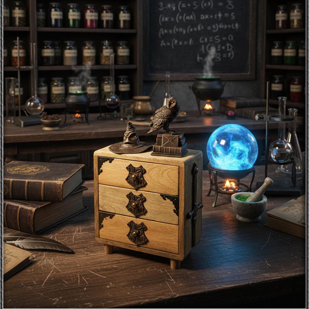 Storage Box / Jewelry Box the World of Apprentice Wizards - Etsy