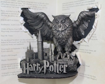 Booknook Coin de livre Harry Potter Poudlard Hogwarts Hedwige
