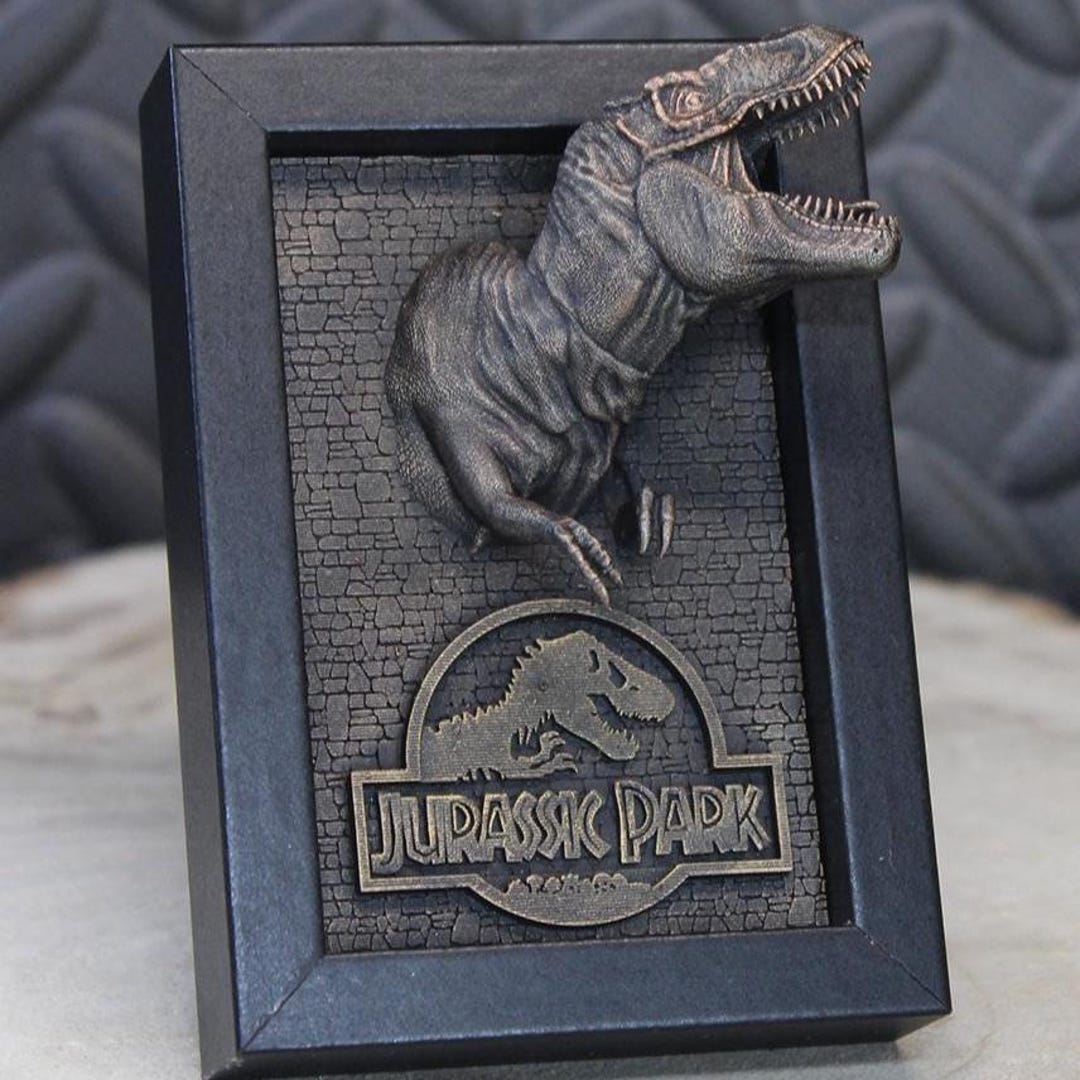 Jurassic Park T-rex Display Figure - Etsy