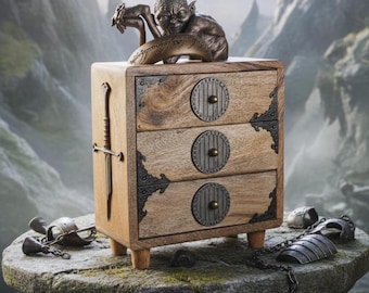 Storage Box / Jewelry Box The Quest for the One Ring Heroic Fantasy Fan Art Handmade
