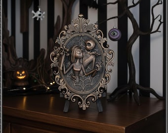 3D Art Figurine, Melancholic Gothic Style, The Skeleton Bride