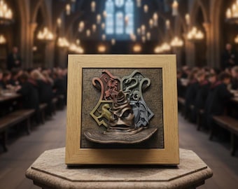 3D Art Frame Figurine The World of Apprentice Wizards FAN ART