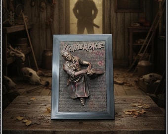 3D Fan Art Frame: The Skin-Mask Killer, 1970s Horror Style