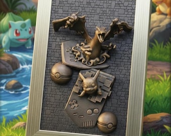 3D Art Figurine Frame Creature Trainers Saga
