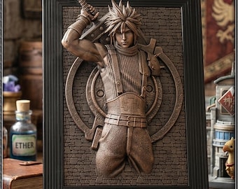 3D Wall Art "The Heir of the Sword" for Gamers and Collectors