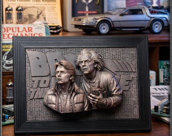 3D Art Framed Figurine - Cult Sci-Fi Style from the 80s - Fan Art