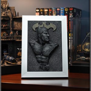 Marco de arte 3D Fan Art de El Caballero Oscuro