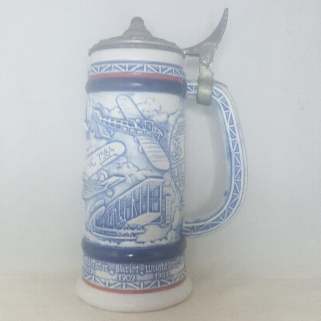 Vintage Collectible 1981 Avon Beer Stein Airplane Mug used in a Great