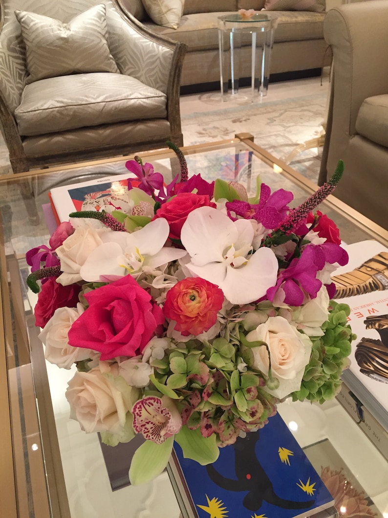 Custom Luxury Silk Flower Arrangements Etsy