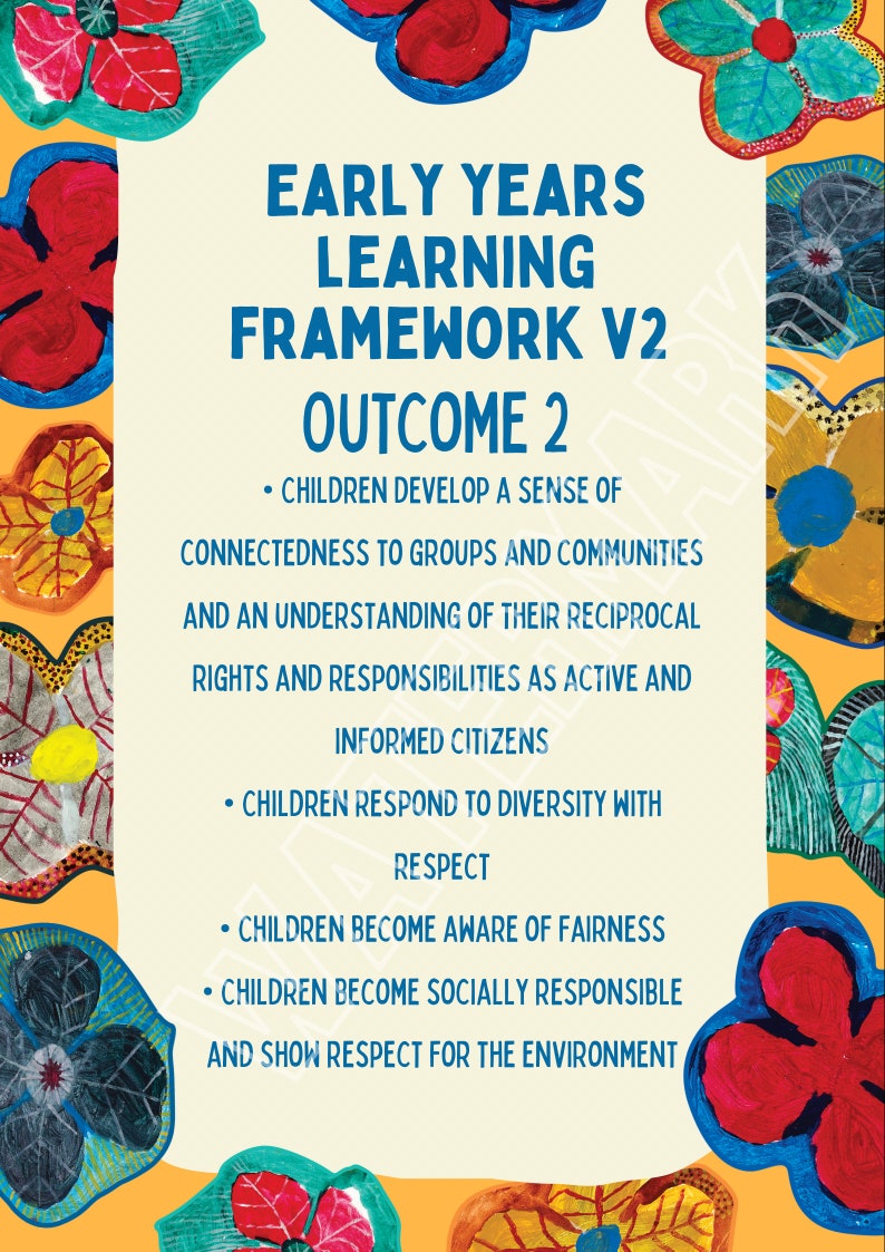 Early Years Learning Framework With Outcomes. - Etsy UK