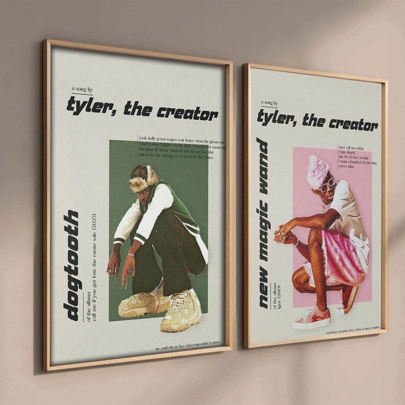 Tyler the Creator New Magic Wand & DOGTOOTH Song Canvas Posters Etsy
