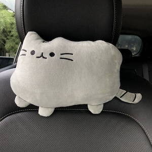 Nyan Cat Car Seat Head Neck Rest Cushion Headrest Pillow Plush Pad Car Accessory