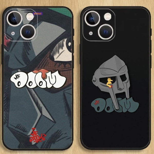 MF DOOM Hip Hop Rapper Aesthetic Phone Case For iPhone 11, 12, 13, 14, 15 Mini, Pro, Pro Max, Plus