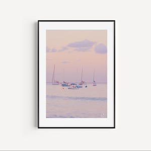 Boats in Carlisle Bay at Sunrise – Stunning Barbados Photography | Instant Digital Download