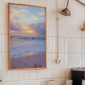 Purple & Pink Barbados Sunrise at Harry Smith’s Beach | Instant Digital Download