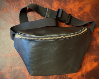 Leather Crossbody or Hip Bag