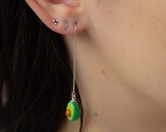 Avocado Chain Earrings