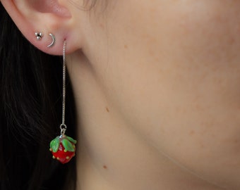 Strawberry Chain Earrings