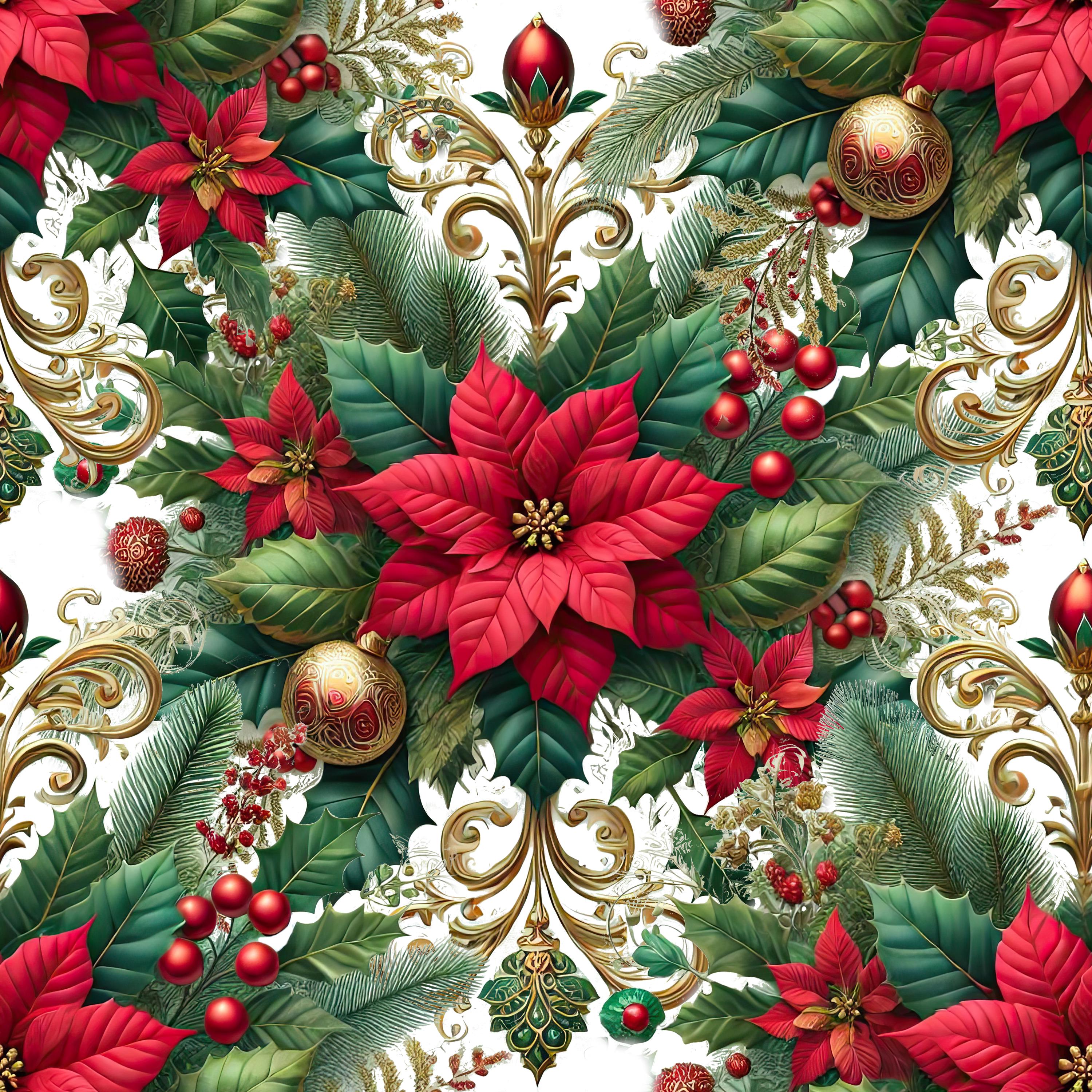 Festive Floral Pattern - Etsy