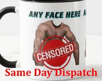 Taza personalizada con cualquier cara de Barry Wood, Taza Barry Rude, Regalos para él, Regalos para ella, Taza de café, Big Barry BBC