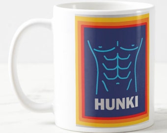 Valentines Day Mug, Hunky Mug, Hunki Mug, Aldi Mug  Funny Mug, Gifts for him, Gifts for her, Coffee Mug, Coaster