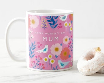 Taza del día de la madre, Te amo taza de mamá, Te amo taza, Regalos para ella, Posavasos