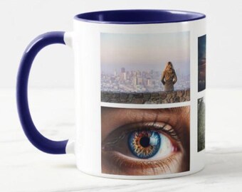 Taza con foto personalizada, taza con foto, taza de regalo
