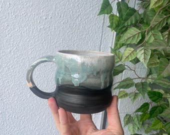 Turquoise Drip Mug