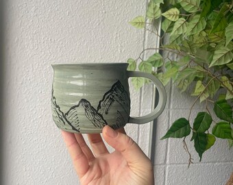 Teal Mountain Mug
