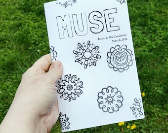 On Creativity, free shipping, artist zine, art zine, zines about women, gift for reader women, zines self care, self published, magazines