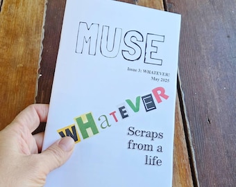 Whatever zine, Gen x, free shipping, anarchist zine, zines book, gift for reader women, self published, fanzine, magazine, zines about women
