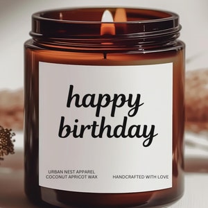 Happy Birthday Candle, Birthday Candle Gift, Birthday Girl Gift, Birthday Present, Birthday Gift Candle, Happy Birthday, Birthday