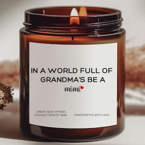 Grandmother Gift, Mimi Candle, Mimi Gifts, Funny Candle, Birthday Candle, Mothers Day Gifts, Gifts from Grandkids