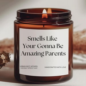 Ça sent comme vos futurs parents, cadeau pour les nouveaux parents, faire-part de grossesse, cadeau de baby shower, cadeau de nouveau parent