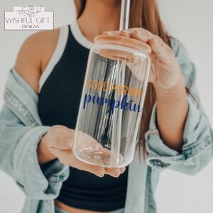 Goodmornin Kürbis Herbst Becher Tasse, Trendy Herbst Geschenk, Kürbis Gewürz Eiskaffeetasse, Für Bestie, Herbst Geburtstage, Erntedank Tasse