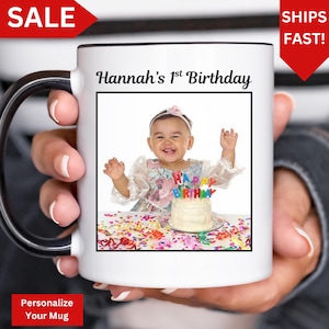 Personalized Photo Coffee Mug, Custom Mug Gift for Baby, Personalized Mug, Birthday Gift, Custom Baby Mug,, Mug with Picture
