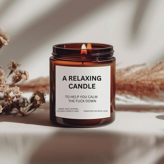 Rude Candles, Relaxing Gift, Sarcastic Candle,Self-Care Gift, Christmas Gifts, Gift for Friend, Gifts for Mum, Funny Candles