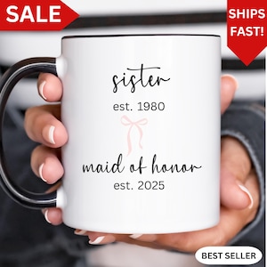 Mok bruidsmeisje, mok bruidsfeest, gepersonaliseerde huwelijksgeschenken, voorstel bruidsfeest, cadeau bruidsmeisje, cadeau voor bruidsmeisje,