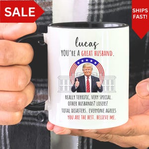 Trump Dad Mug, Fathers Day Gifts for Dad, Funny Trump Gift, Republican Gift Idea, Dad Mug, Trump Dad Gift, Daddys Home, Custom Trump Mug